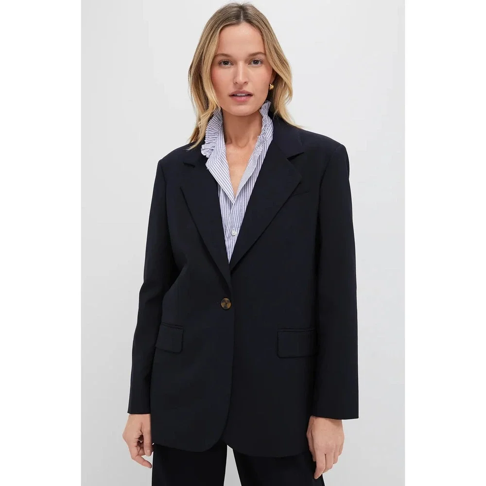 Tuckernuck Leo‎ Blazer Navy Medium New With Tags